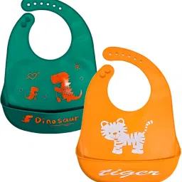Baby Silicone bibs Feeding Babies & Toddlers waterproof washable apron bibs-12