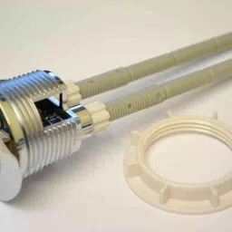 elegant casa ABS Dual Flush Push Button Medium Size -45mm (Chrome) NEW Flush Tank Lever image 4