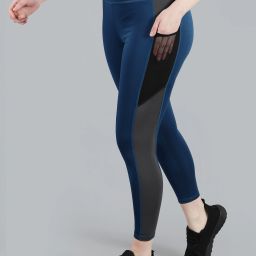 Solid Women Blue Tights-image-27
