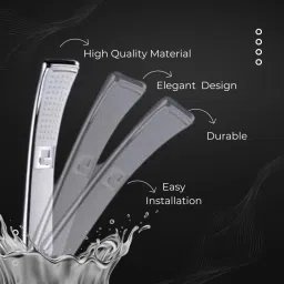 zap ZXR2130 SS Handheld Shower with Hose & Bracket for Bathroom Chrome Finish Handheld image 3