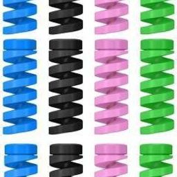 Wazood 12Pieces Charger Cable Saver, Silicone Flexible Cable Wire Protector Cable Protector Cable Protector Cable Protector-image-83