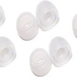 dhriyag 10 Pcs (5 Pair) Earbuds Tips Silicone Rubber Earbuds Tips, Eartips, Earpads, Earplugs, for Replacement in Earphones and Bluetooth Medium Size In The Ear Headphone Cushion-image-20