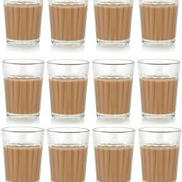 Pack of 12 Glass Cutting Tea | Coffee Glass cup - Pack of 12 - 100 ML-image-7