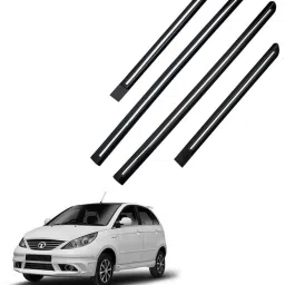 TATA INDICA VISTA DOOR SIDE BEADING CHROME LINE SET OF 4 Car Beading Roll For Door-image-16