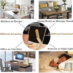 dwiti enterprise 3d Acrylic LED Message Board, LED Message Board With Pen,Rewritable Acrylic Table Lamp image 5