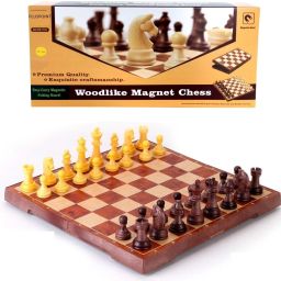 Folding Magnetic Chess Set Travel Friendly Chess Board Game 30 cm Chess Board-image-47