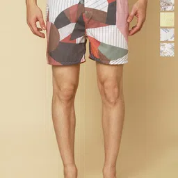 URBAN SCOTTISH Men Pack Of 5 Digital Printed Lightweight Boxers USBX507-S-Multicolor-picture-5