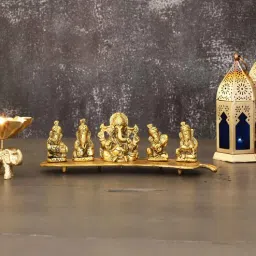 purestory Musical Ganesh Idol In Red Velvet Gift Box-picture-7