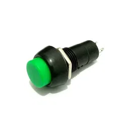 Green PBS-11A 12MM 2PIN Self-Locking Round Plastic Push Button Switch-25
