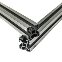 EasyMech 300 mm 30X30 4T Slot Aluminium Extrusion Profile (Black)-12