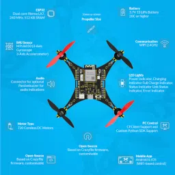 LiteWing - ESP32 based Programmable Drone with Battery for Makers, Developers and Educators (Ready to Fly) image 2