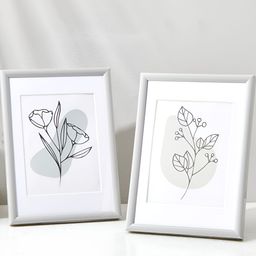 Home Centre Corsica Snapshot Grey 2 Pieces Table Photo Frames-30