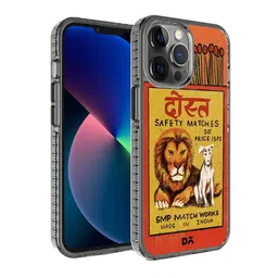 DailyObjects Orange & Yellow Printed Dost Matchbox iPhone 12 Pro Max Phone Case image 1