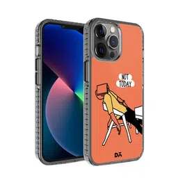 DailyObjects Orange & Yellow Printed Not Today Stride 2.0 iPhone 12 Pro Max Phone Case-12