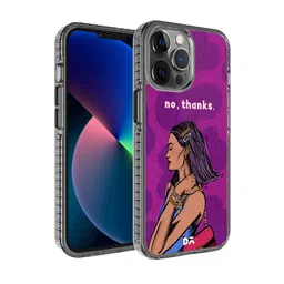 DailyObjects Purple No thanks Stride 2.0 iPhone 12 Pro Max Back Case-27