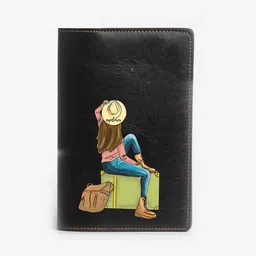 THE MESSY CORNER Printed Passport Holder-44