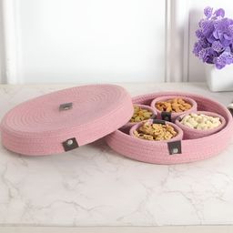 Bajo's Pink Set of 1 Regular Multi-Utility Organisers-16