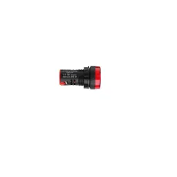 Red AC220V 22mm AD16- 22SM LED Signal Indicator Built-in Buzzer image 2