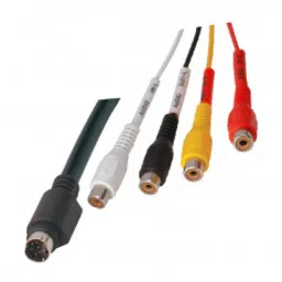 MX 8 Pin Mini DIN Male Plug To MX 4 RCA Female Socket Cord 1.5 Meter (MX-2395)-24