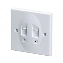 MX Dual Port Face Plate Cat 5E and Cat 6 IO with Shutter 86mm x 86mm (MX-2539)-17