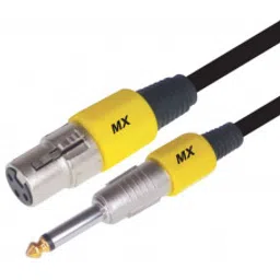 MX 3 Pin MIC XLR Female Socket To P-38 Mono Male Plug Cord 1.5 Meter (MX-3742)-16