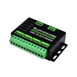 Waveshare Industrial USB TO 4Ch RS485 Converter, Multi Protection Circuits, Multi Systems Support, Aluminium Alloy Case-12
