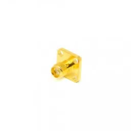 SMA Female Video Connector 4 Hole Square Flange Jack for Panel Mount-picture-27
