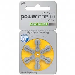 PowerOne P10 Hearing AID Battery - 6 Pieces Pack-image-72