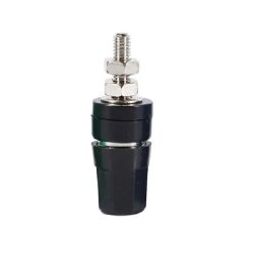 Black M4*36 Pure Copper Terminal 4mm Banana Jack Socket 20A-47