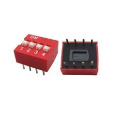 4-Pin Flat Dial Switch 2.54mm-8
