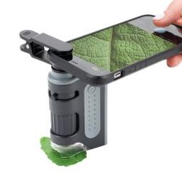 Carson MM-350 MicroBrite Pro 60x-120x LED Lighted Pocket Microscope with Aspheric Lens System and Smartphone Digi scoping Clip-55