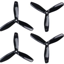 Pro-Range Propellers 6045(6X4.5) Tri Blade Bullnose Polycarbonate Black 2CW+2CCW-2pairs-12