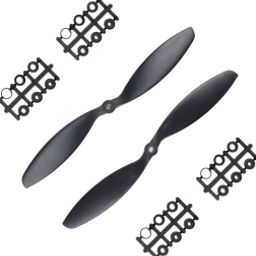 Pro-Range Propellers 1038(10X3.8) Carbon Nylon Black 1CW+1CCW-1pair-9