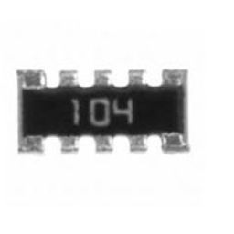 YC158TJR-07100KL-YAGEO-8 ±5% 100kΩ 62.5mW ±200ppm/℃ SMD-10P,1.6×3.2mm Resistor Networks, Arrays ROHS-18
