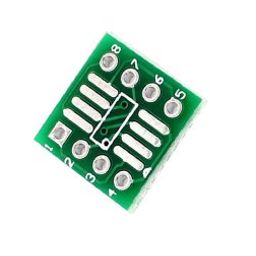 Leadfree so/msop/tssop/soic/sop8 to dip8 Wide-Body Narrow-Body Adapter Board PCB 8p – Pack of 5-27