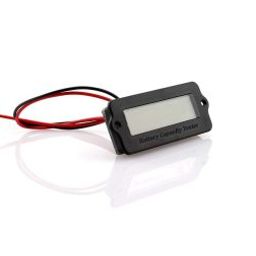 LY6W 12V to 24V Real-time Lithium Battery Power Monitor with White- Blue LCD-15