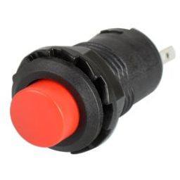 Red R13-502 12MM 2PIN Momentary Self-Reset Round Cap Push Button Switch-18