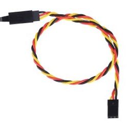 SafeConnect Twisted 15CM 22AWG Servo Lead Extension (JR) Cable with Self Locking Hook-22