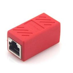 Red RJ45 Female To Female CAT6 Network Ethernet LAN Connector Adapter-19