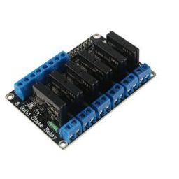 6 Channel 3-24V Relay Module Solid State Low Level SSR DC Control DC with Resistive Fuse-40
