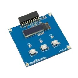 MICROCHIP Expansion Board, OLED1 Xplained Pro, OLED Display 128×32 (SPI), Auto-ID for Board Identification-27