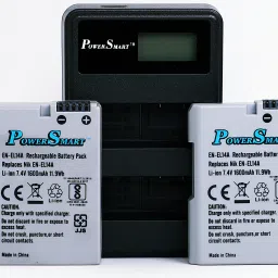 Power Smart EN-EL14A Battery (2- No.s) + EN-EL14A Dual USB Charger for Nikon D5600 D3400Camera Battery Charger-picture-12