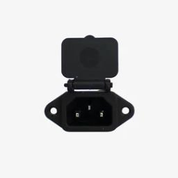 3 Pin Power Socket Male Connector / IEC Screw Panel Mount with Plastic Cover-12