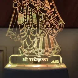 RADHE KRISHNA FANCY NIGHT LAMP 630 Night Lamp-25