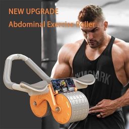 Automatic Rebound Ab Exercise Roller with Elbow Support and Timer Ab Exerciser Ab Exerciser-image-66
