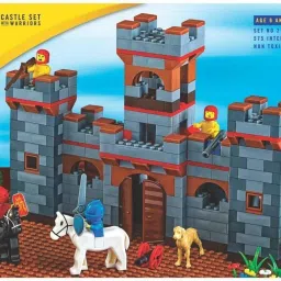 Castle set with Warriors Smart Block Multicolor set No 2121 Non-toxic and Safe-image-71