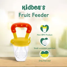 kidbea Silicone Food/Fruit Nibbler with Extra Mesh, Soft Pacifier Feeder image 3