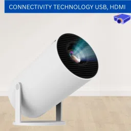 CLAIRBELL Mini HD Projector for Home 4KSupport With Built-in App Netflix/Prime/YouTubeB200 (4500 lm / 1 Speaker / Wireless / Remote Controller) Portable Projector-35
