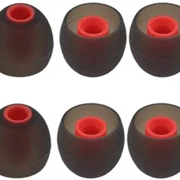 YTM 10 pcs Red Earbuds Rubber earphone tips replacement headphone ear cushion In The Ear Headphone Cushion-picture-17