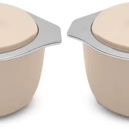 FINEDINE Inner Stainless Steel Insulated Casserole Twin Food Serving Set Pack of 2 Serve Casserole Set-image-70